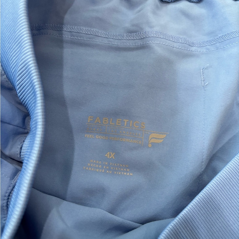 Fabletics Women's Performance Scrub Pant Blue 4X - image 6